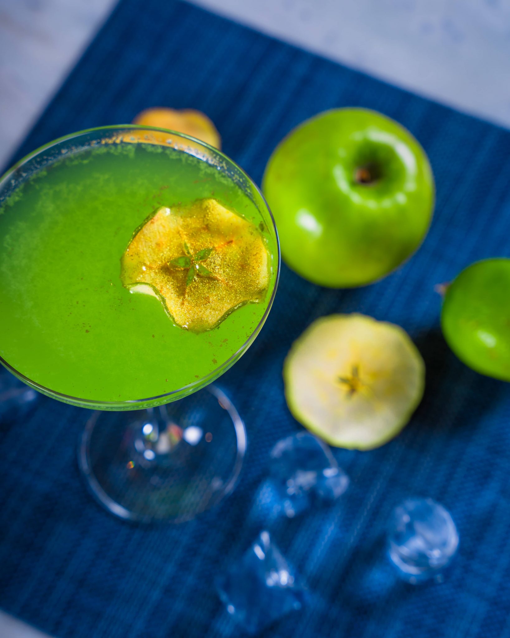 Bauturi racoritoare de vara Cocktail Green apple fara alcool 1 1